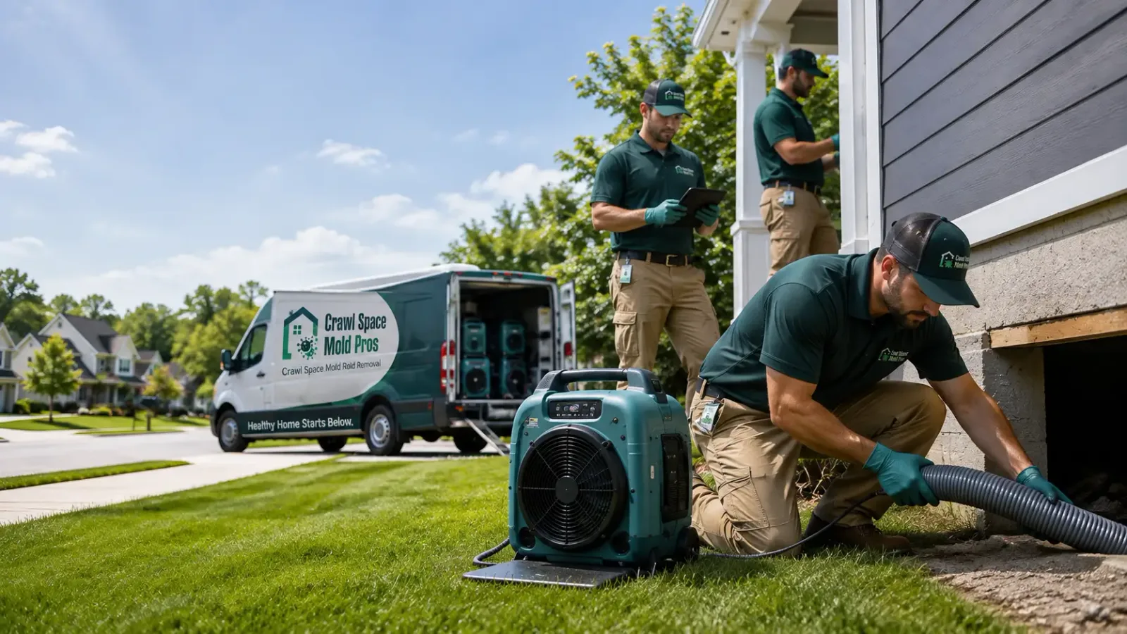 Crawl Space Mold Removal in Ingalls, MI